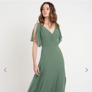 Jenny Yoo Hayes Eucalyptus Bridesmaid Dress